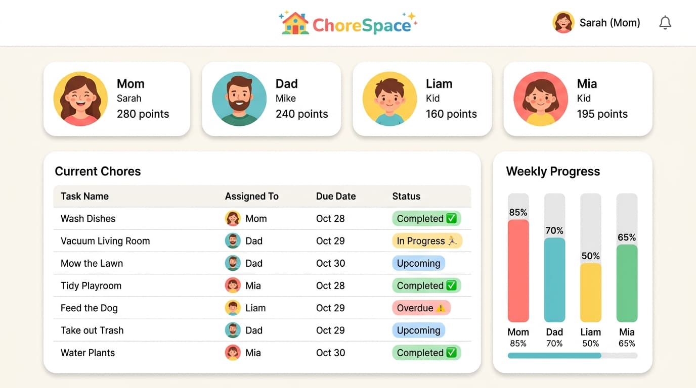 ChoreSpace preview
